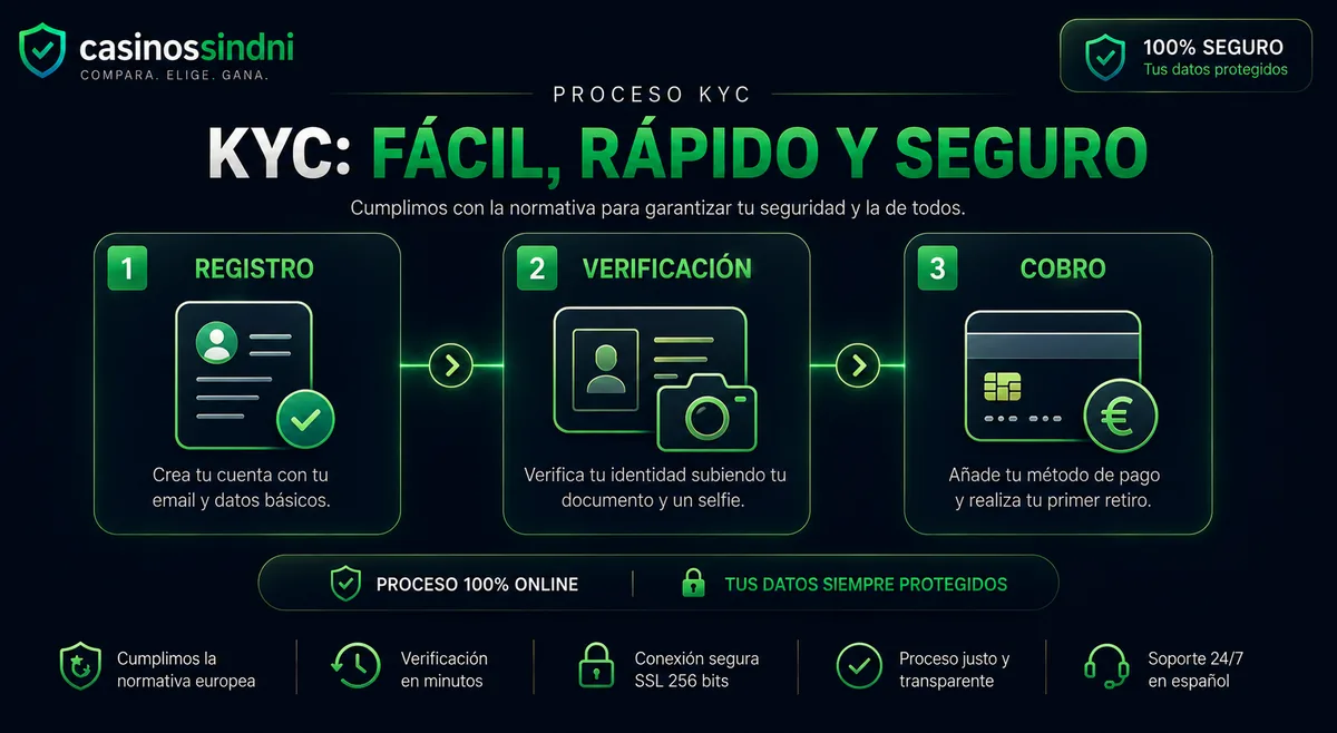 Las tres fases del proceso KYC: registro, verificación y cobro