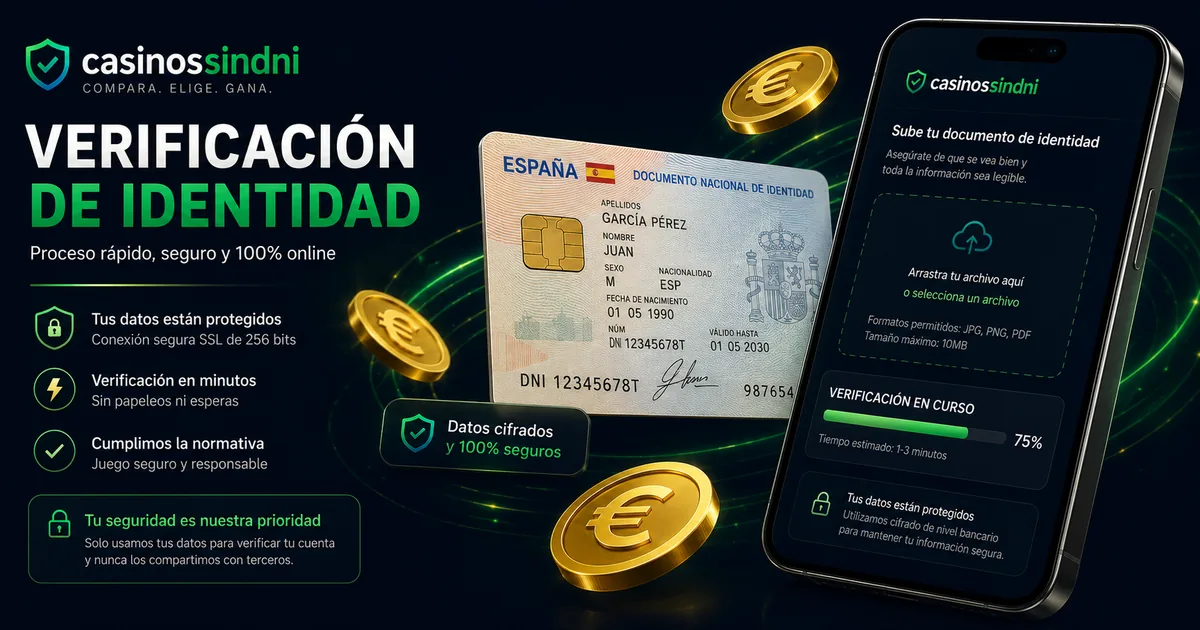 Subida del documento de identidad durante la verificación